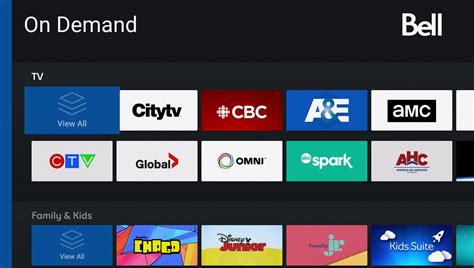 bell tv on demand